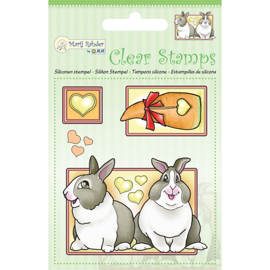 MRJ Clear Stamp, Konijnen (9.0041)