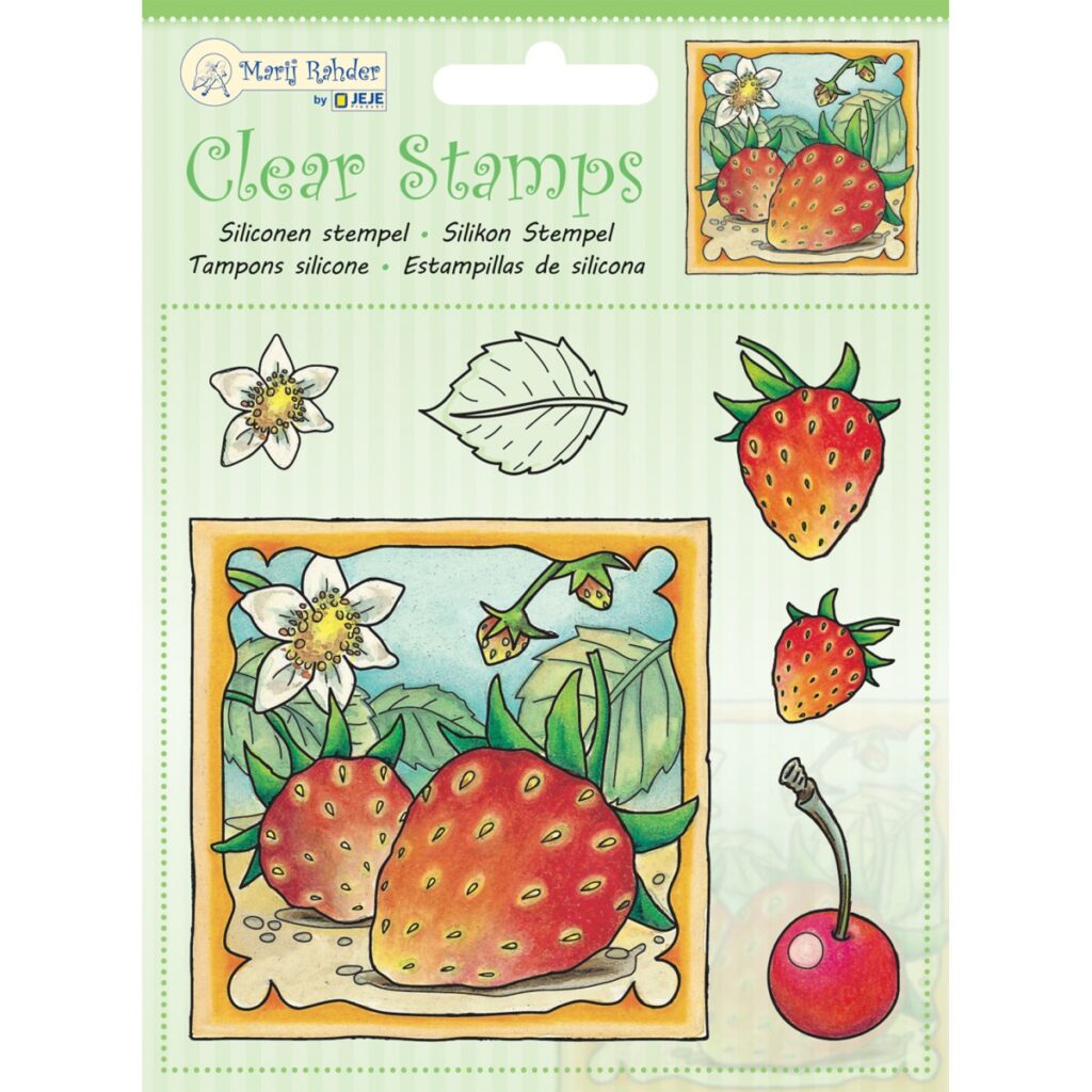 MRJ Clear Stamp, Aardbeien (9.0045)