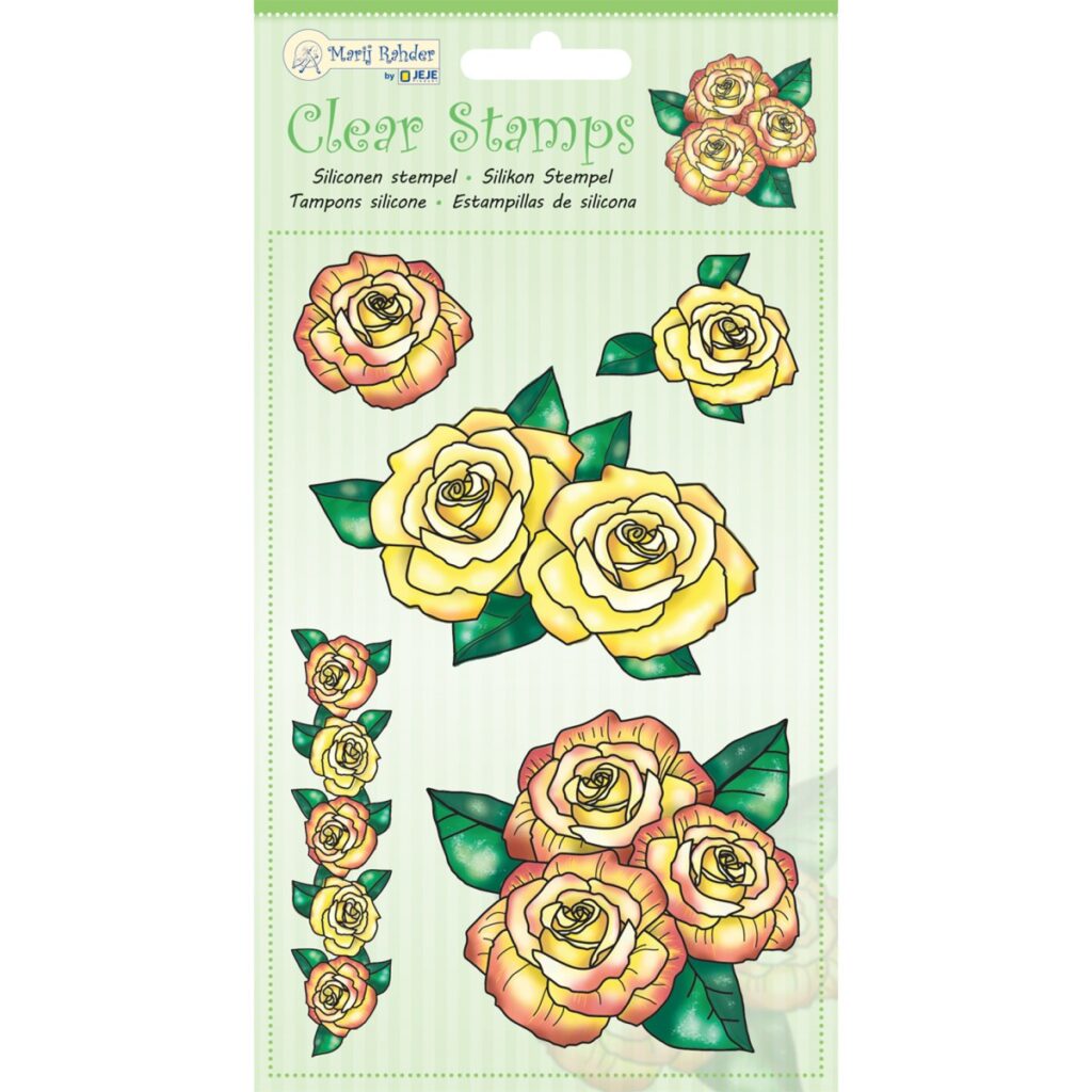 MRJ Clear Stamp, Rozen (9.0046)