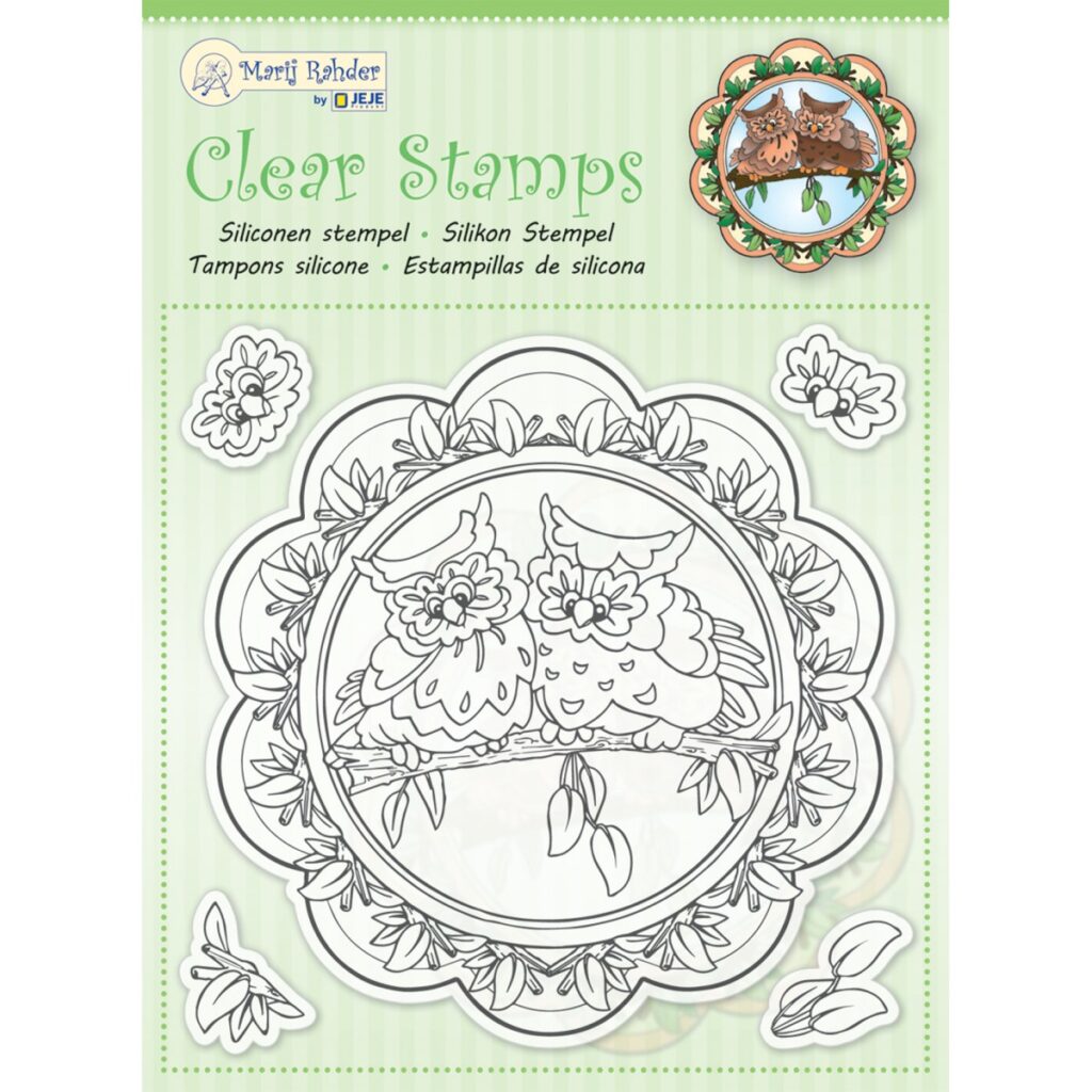 MRJ Clear Stamp, Uilen (9.0054)
