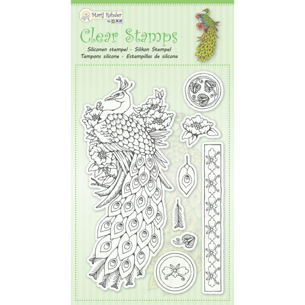 MRJ Clear Stamp, Pauw (9.0055)