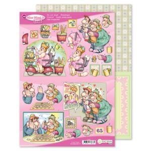 MRJ Miss Mimi 3D stansvel + potpourri papier (9.0072)