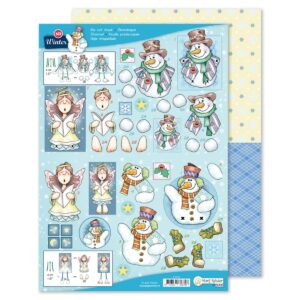 MRJ Winter 3D Stansvel + Potpourri papier (9.0074)