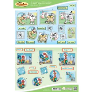 MRJ 3D Comics 10x 3D knipvellen (9.0114)