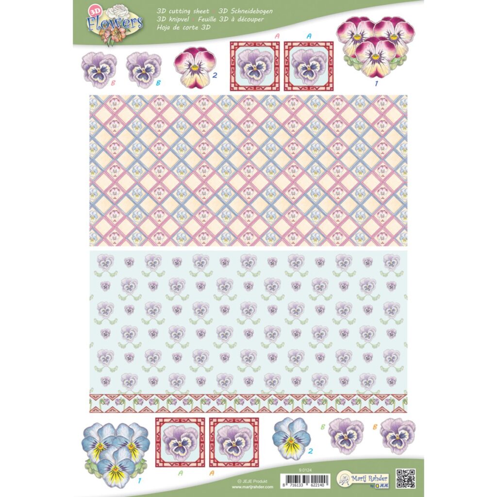 MRJ Flowers 10x 3D knipvellen (9.0124)