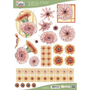 MRJ Flowers 10x 3D knipvellen (9.0128)
