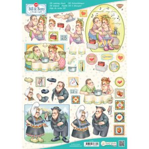 MRJ Bill & Betty 10x 3D knipvellen (9.0160)