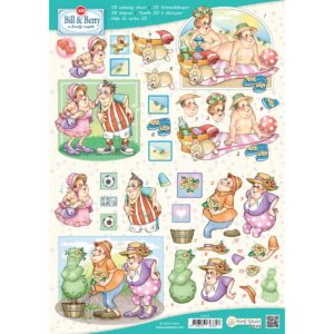 MRJ Bill & Betty 10x 3D knipvellen (9.0161)