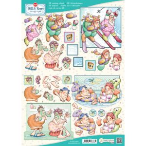 MRJ Bill & Betty 10x 3D knipvellen (9.0162)