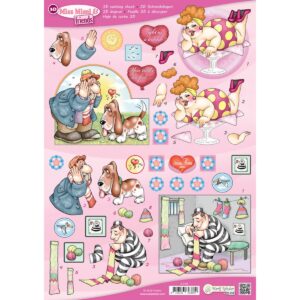 MRJ Miss Mimi & Friends 10x 3D knipvellen (9.0166)