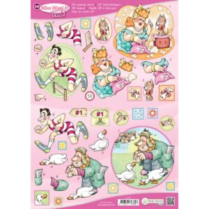 MRJ Miss Mimi & Friends 10x 3D knipvellen (9.0167)