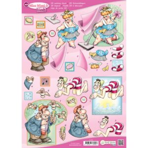 MRJ Miss Mimi & Friends 10x 3D knipvellen (9.0168)
