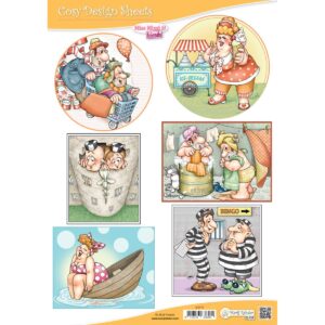 MRJ Cosy Design Sheets Pack Miss Mimi & Friends (9.0171)