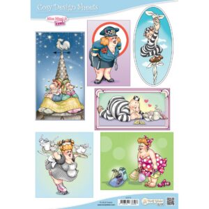 MRJ Cosy Design Sheets Pack Miss Mimi & Friends (9.0172)