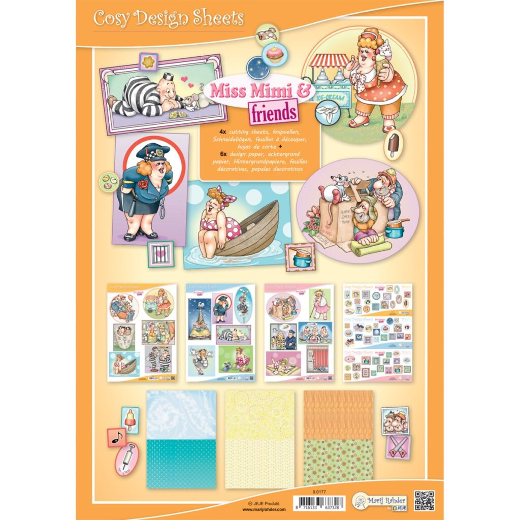 MRJ Cosy Design Sheets Set Miss Mimi & Friends (9.0177)