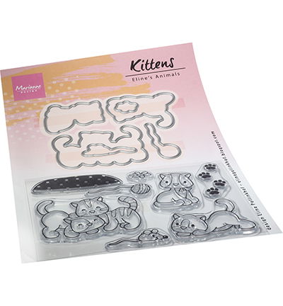Clear Stamps & dies, Eline’s Animals – Kittens