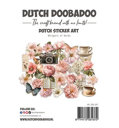 DDBD – Sticker Art – Whispers of Words