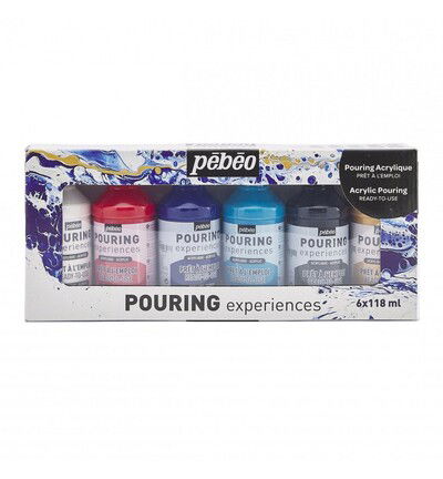 Pebeo Pouring set 6x118ml
