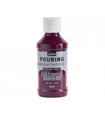 Pebeo Pouring 118ml, Deep Magenta