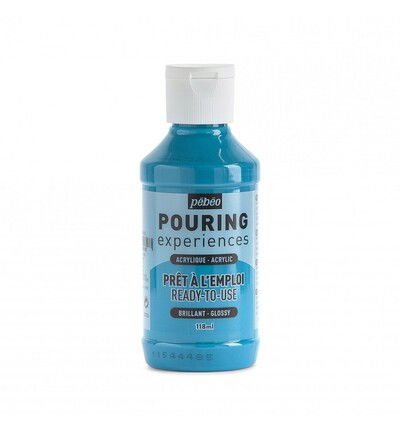 Pebeo Pouring 118ml, Turquoise Blue