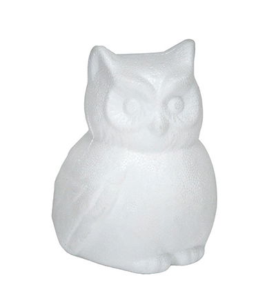 Styropor – Owl, 9x10x H 13cm