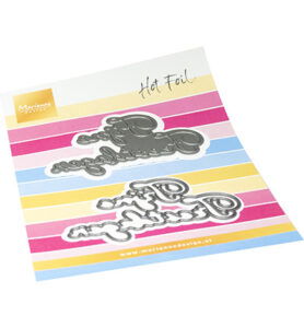 Marianne Design Craftable, Hot Foil – Fijne Feestdagen