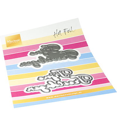 Marianne Design Craftable, Hot Foil – Fijne Feestdagen