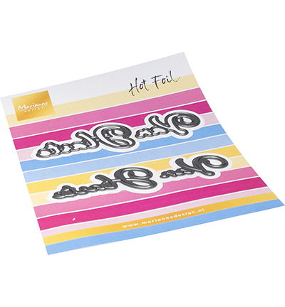 Marianne Design Craftable, Hot Foil – Van Harte