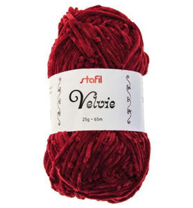 Velvie 25gr / 65mtr, Dark red