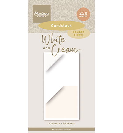 Paperpad, White & cream cardstock