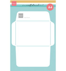 Craft stencils, Envelope 11.5 x 16 cm