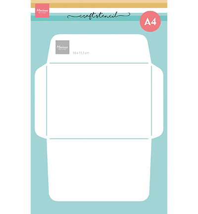 Craft stencils, Envelope 11.5 x 16 cm
