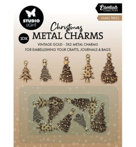 SL Metal Charms Christmas trees Essentials nr.07