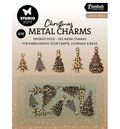 SL Metal Charms Christmas trees Essentials nr.07