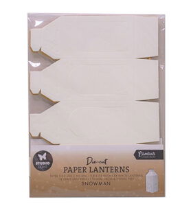 SL Die-cut Paper lanterns Snowman Essentials nr.54