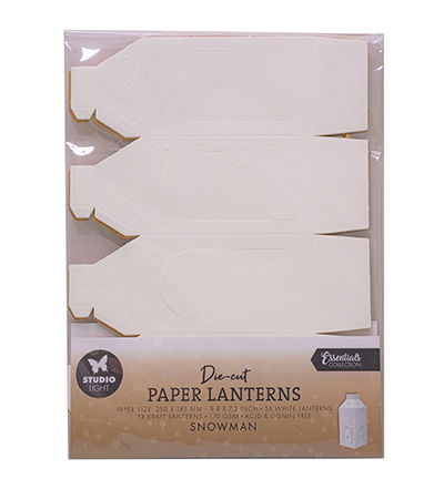 SL Die-cut Paper lanterns Snowman Essentials nr.54