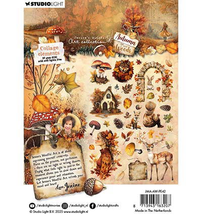 JMA Paper Elements 35 collage elements Autumn In The Woods nr. 42