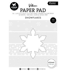 SL Vellum Paper Pad Snowflakes Essentials nr. 329