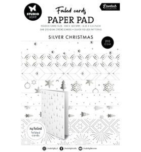 SL Foiled Cards Silver patterns Essentials nr. 384