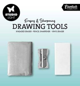 SL Drawing Tools Kneaded & vinyl eraser, sharpener Essentials nr. 01