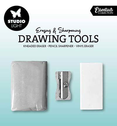 SL Drawing Tools Kneaded & vinyl eraser, sharpener Essentials nr. 01