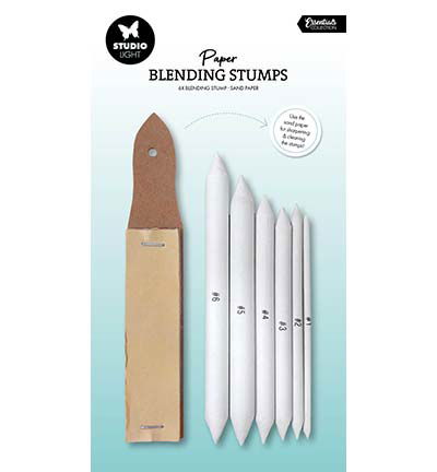 SL Drawing Tools Paper blending stumps & sand paper Essentials nr. 02