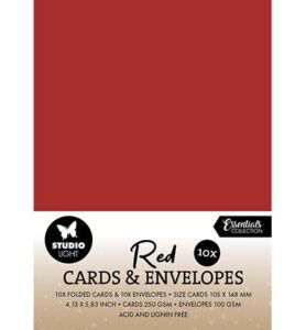 SL Cards & Envelopes Christmas Red Consumables nr. 13