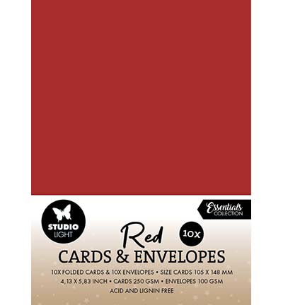 SL Cards & Envelopes Christmas Red Consumables nr. 13