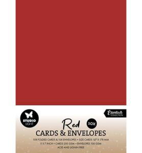 SL Cards & Envelopes Christmas Red Consumables nr. 15