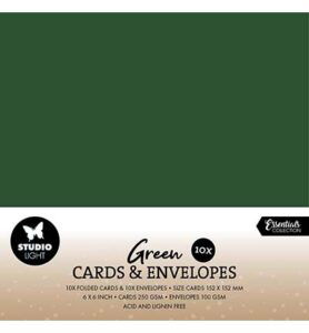 SL Cards & Envelopes Christmas Green Consumables nr. 18