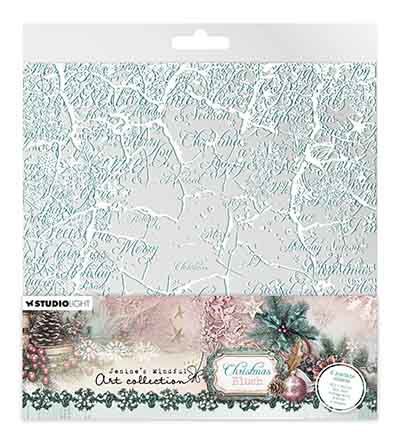 JMA Acetate Sheets White & Vintage mint Christmas Blush nr. 20