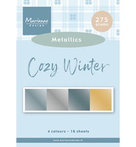 Paper pad, Cozy Winter – Metallics