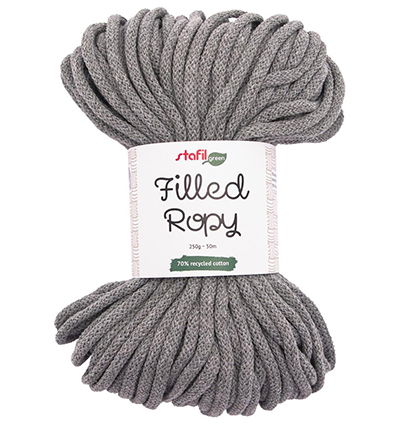 Filled Ropy 250gr / 50mtr – ø6mm, Grey
