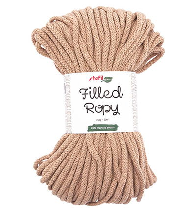 Filled Ropy 250gr / 50mtr – ø6mm, Beige